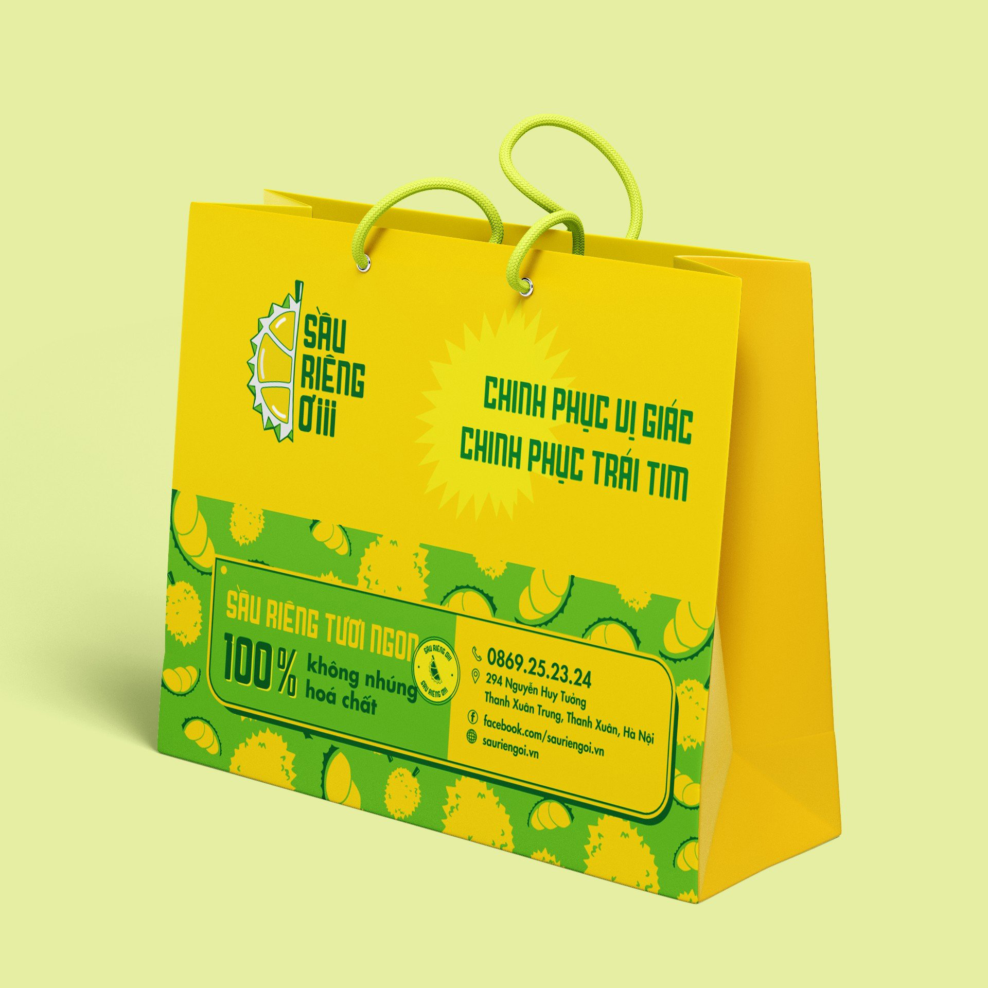 Túi giấy quai dù